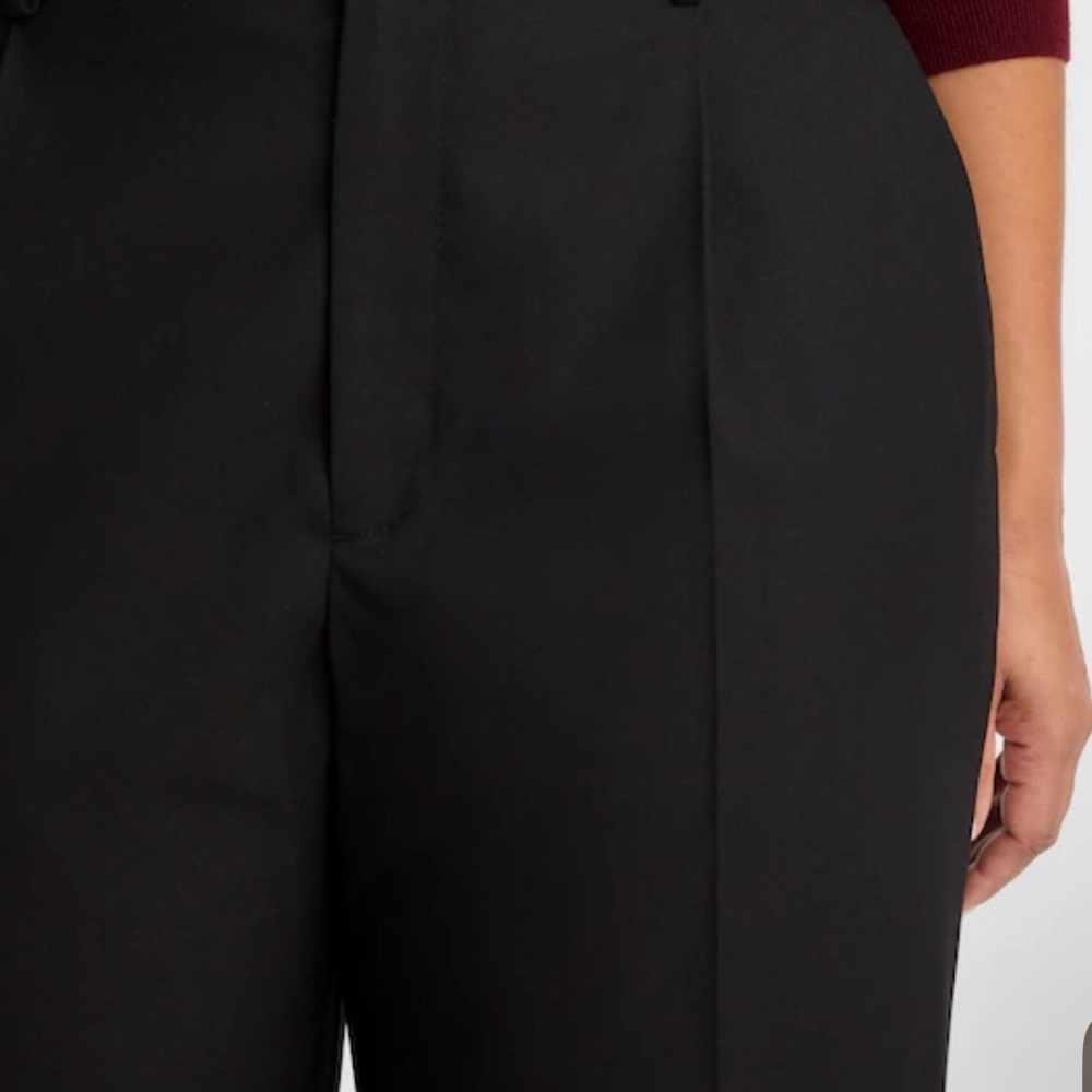 Slouchy Straight Pants in Brushed Twill - Picture 4 of 5
